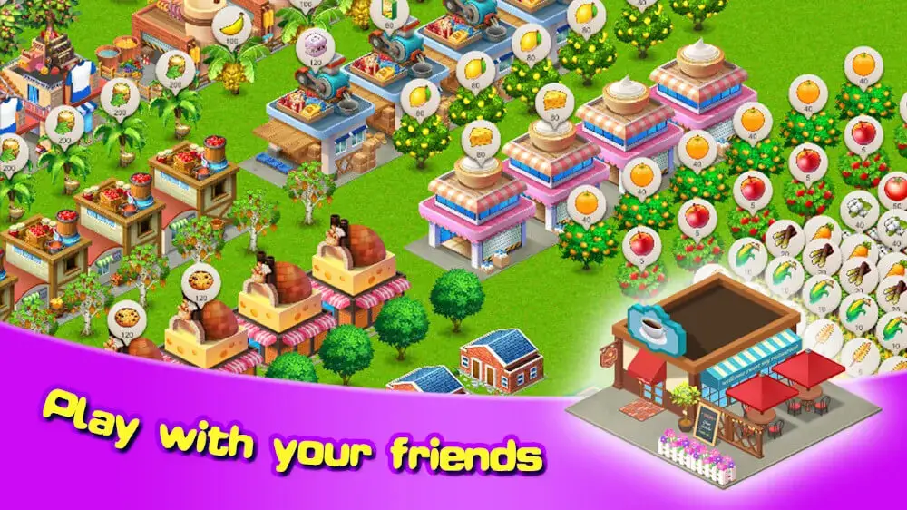 Screenshot of the Sim Farm - Build Township game