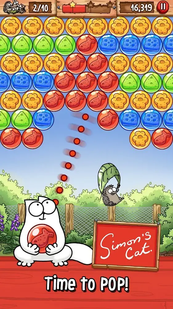 Screenshot of the Simon’s Cat - Pop Time app