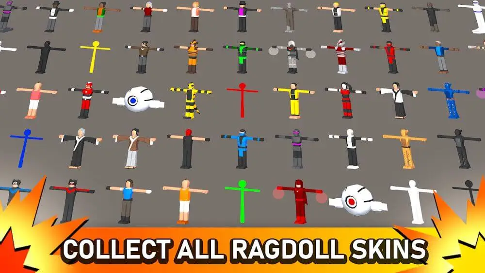 Screenshot of the Smashgrounds.io: Ragdoll Arena game