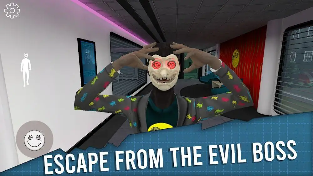 Screenshot of the Smiling-X Corp game