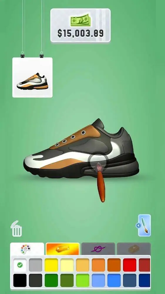 Screenshot of the Sneaker Art! app