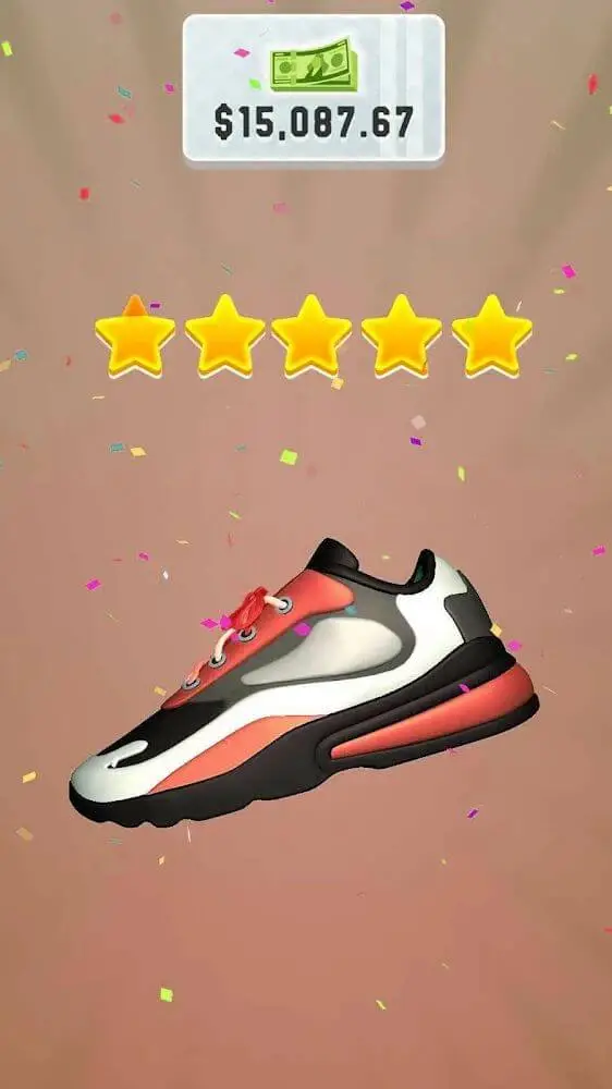 Screenshot of the Sneaker Art! app