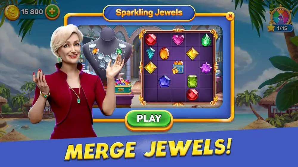 Screenshot of the Solitaire Cruise game