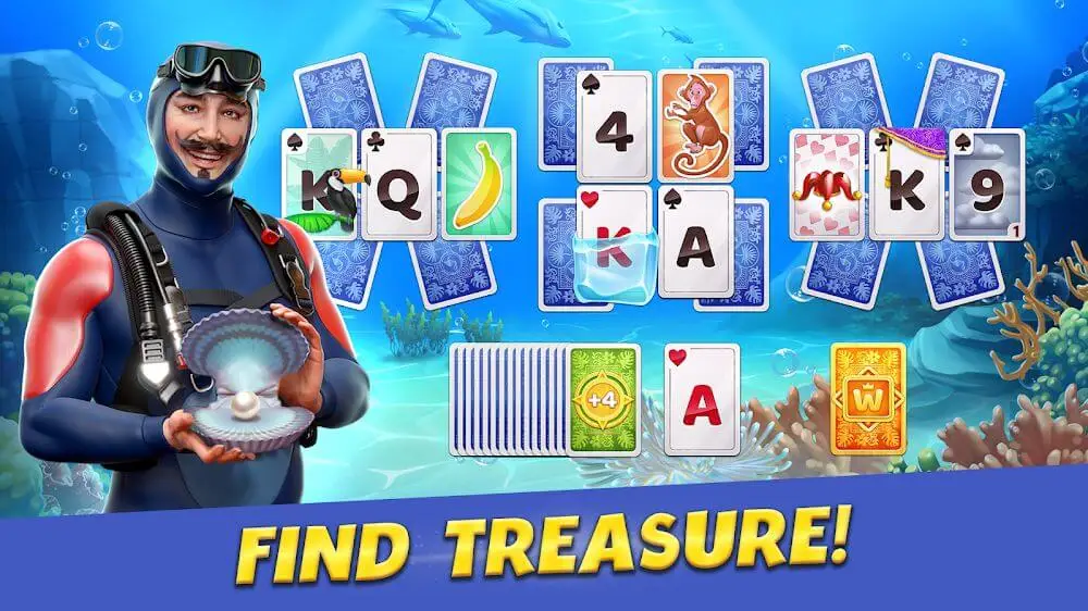 Screenshot of the Solitaire Cruise game