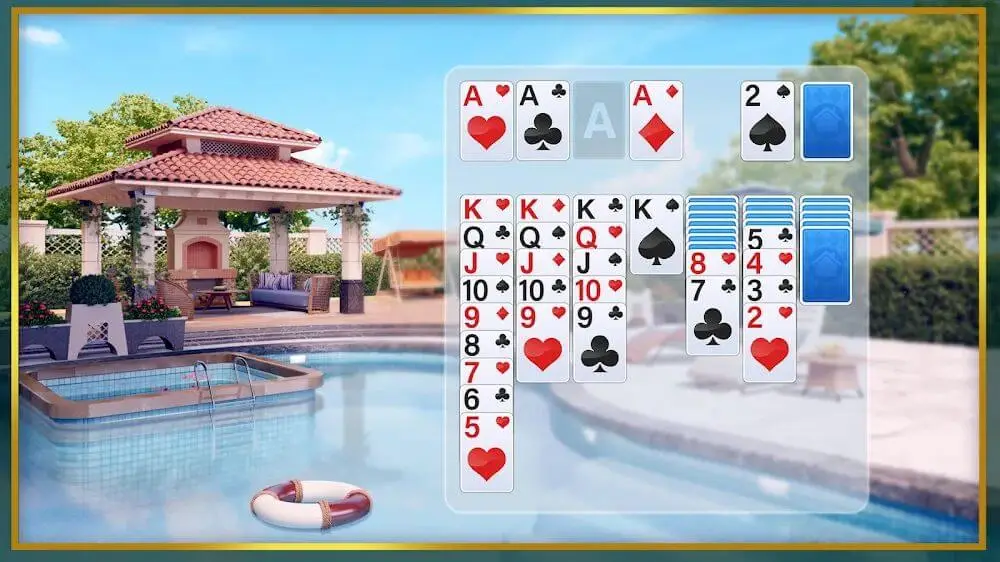 Screenshot of the Solitaire Makeover game
