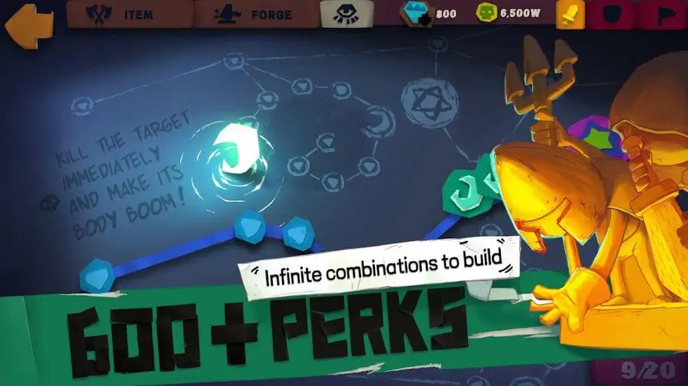 Screenshot of the Solo Knight game