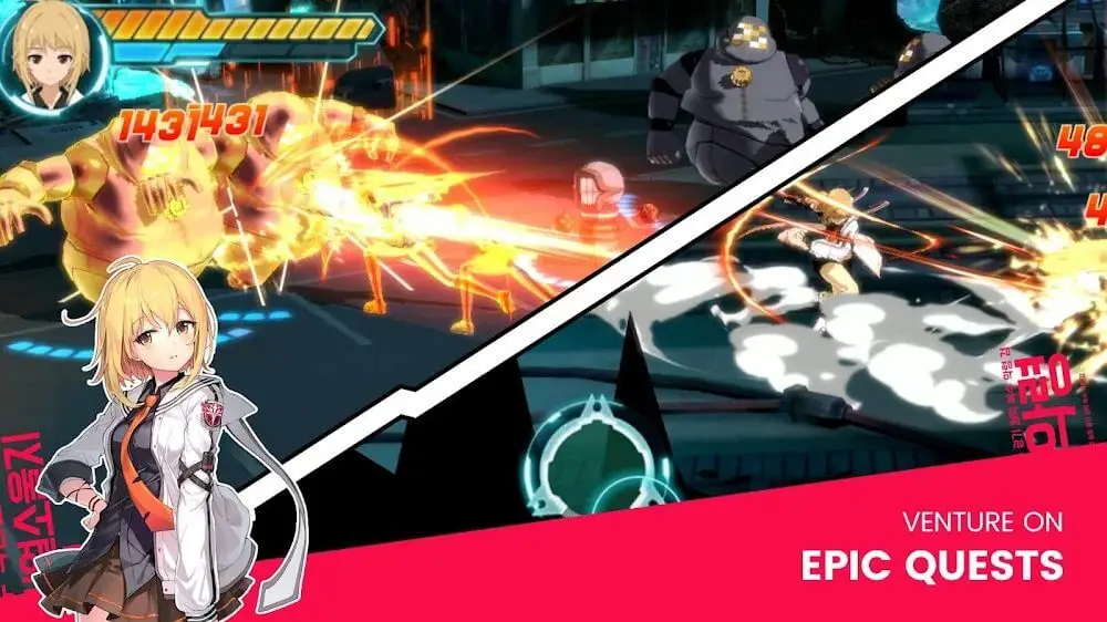 Screenshot of the SoulWorker Anime Legends game