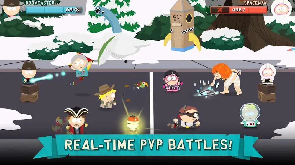 Screenshot of the South Park: Phone Destroyer game