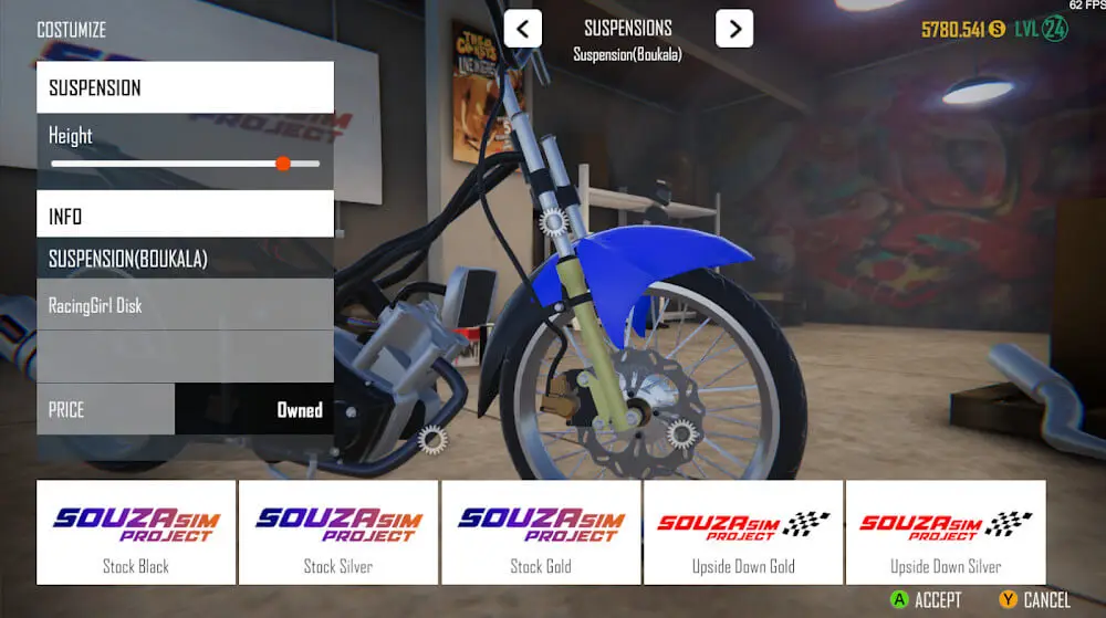 Screenshot of the SouzaSim Project game