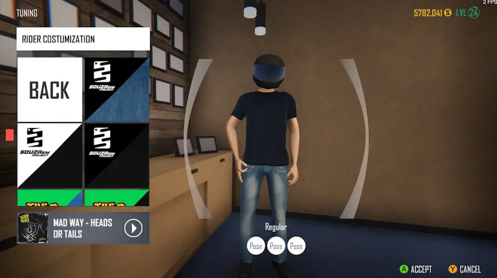 Screenshot of the SouzaSim Project game