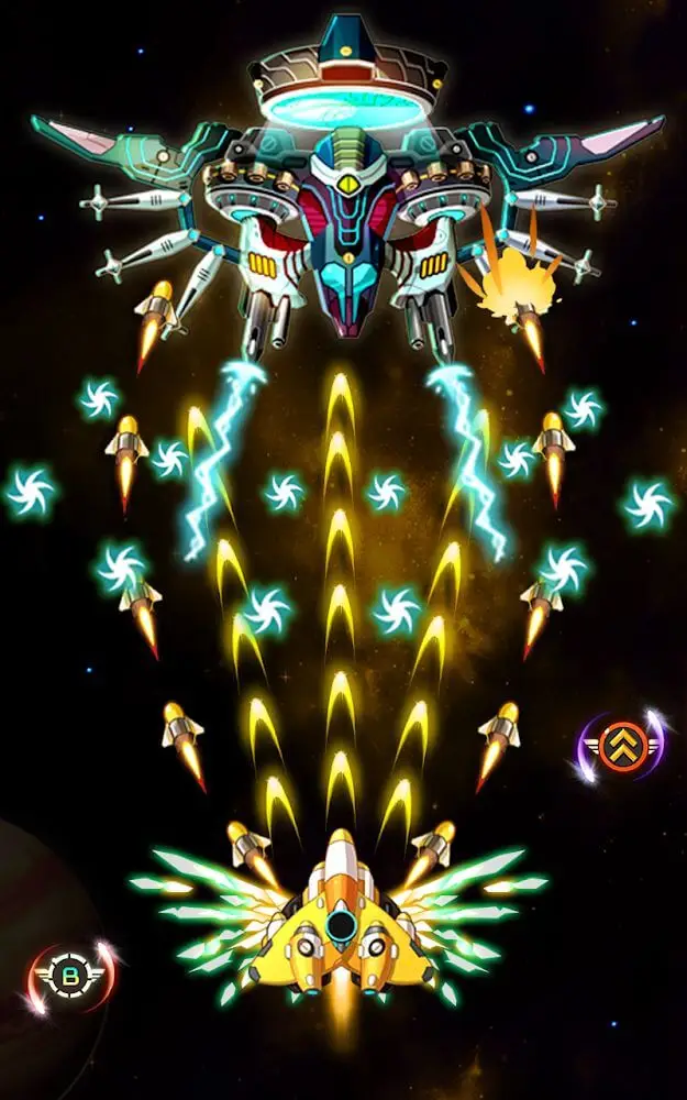 Screenshot of the Space Hunter app