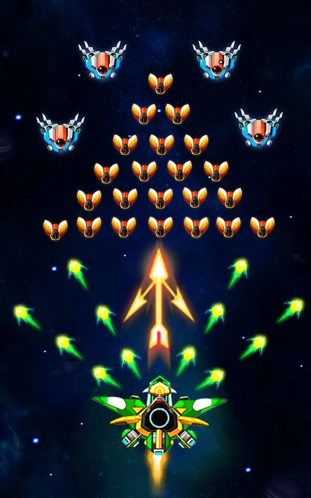 Screenshot of the Space Hunter app