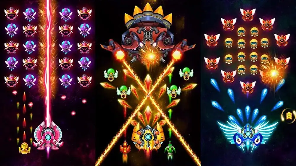 Screenshot of the Space Hunter app