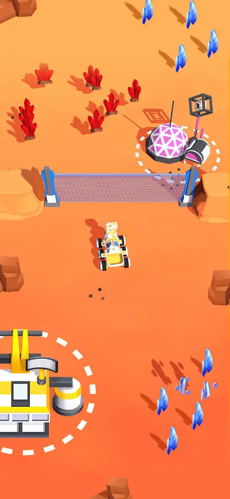 Screenshot of the Space Rover app