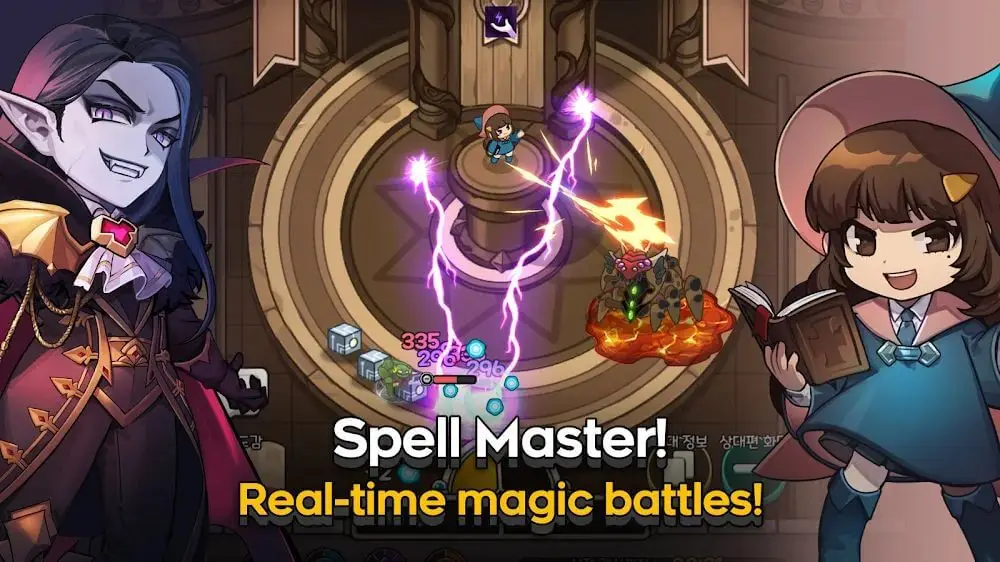 Screenshot of the SpellMaster app