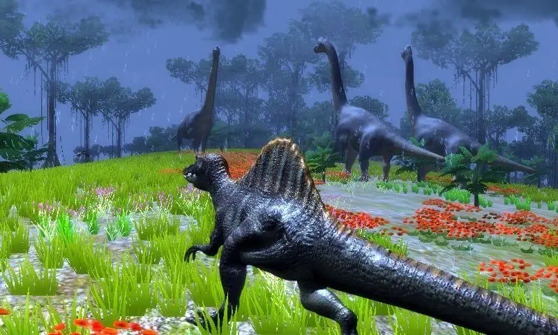 Screenshot of the Spinosaurus Simulator game