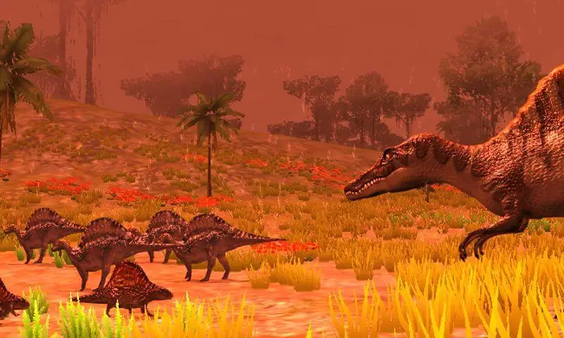 Screenshot of the Spinosaurus Simulator game