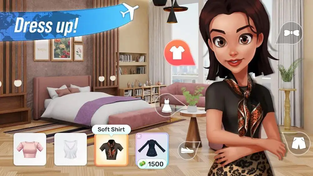 Screenshot of the Staycation Makeover game