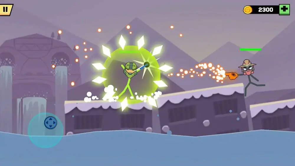 Screenshot of the Stickman Fight Battle game