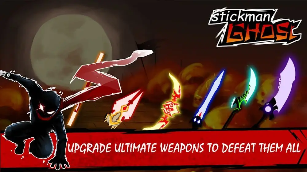 Screenshot of the Stickman Ghost game