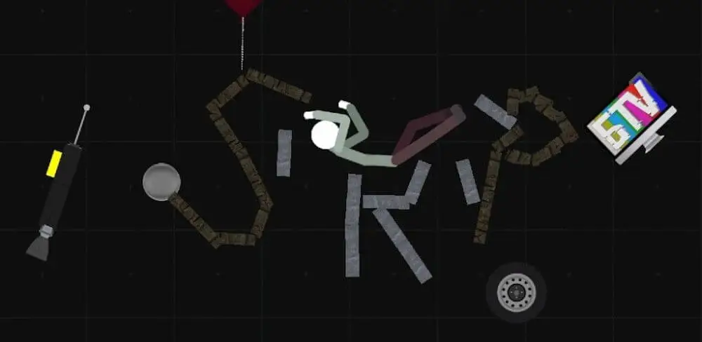 Screenshot of the Stickman Ragdoll Playground game