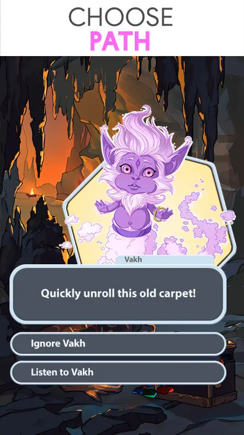 Screenshot of the Stories: Your Choice app