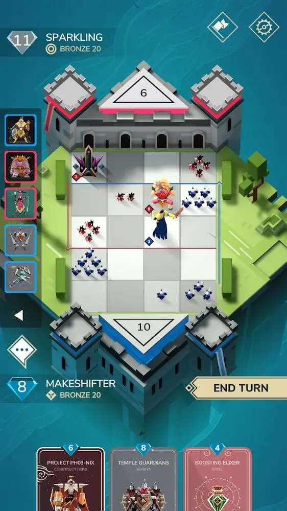 Screenshot of the Stormbound: Kingdom Wars app