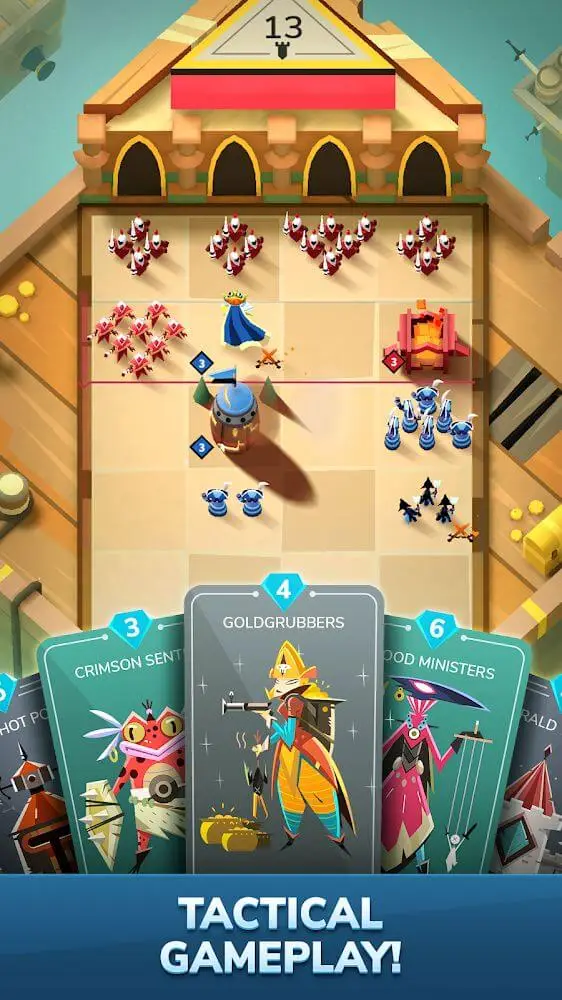 Screenshot of the Stormbound: Kingdom Wars app