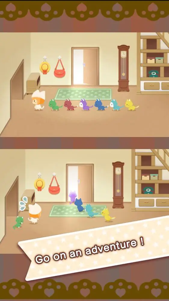 Screenshot of the Stray Cat Towers app