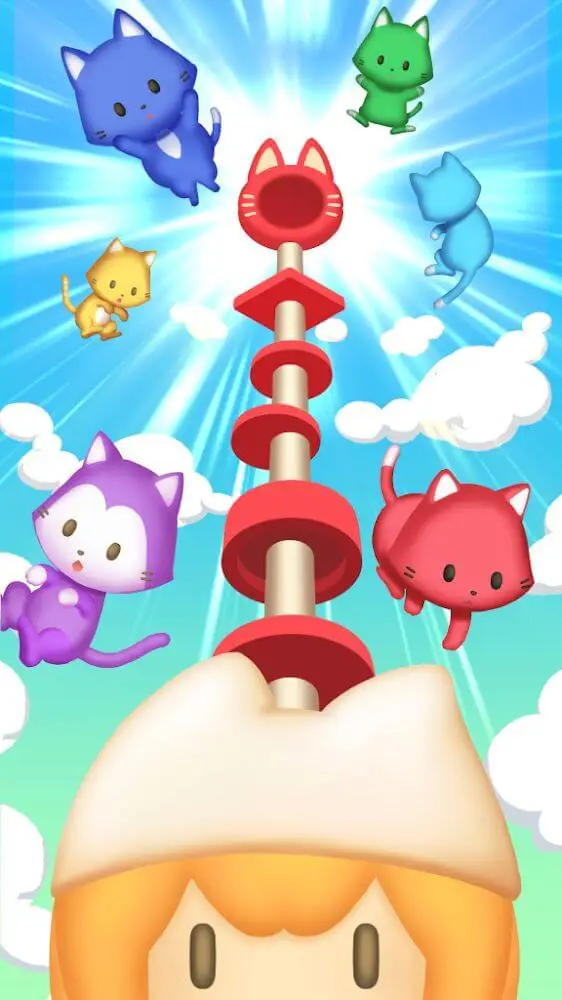 Screenshot of the Stray Cat Towers app