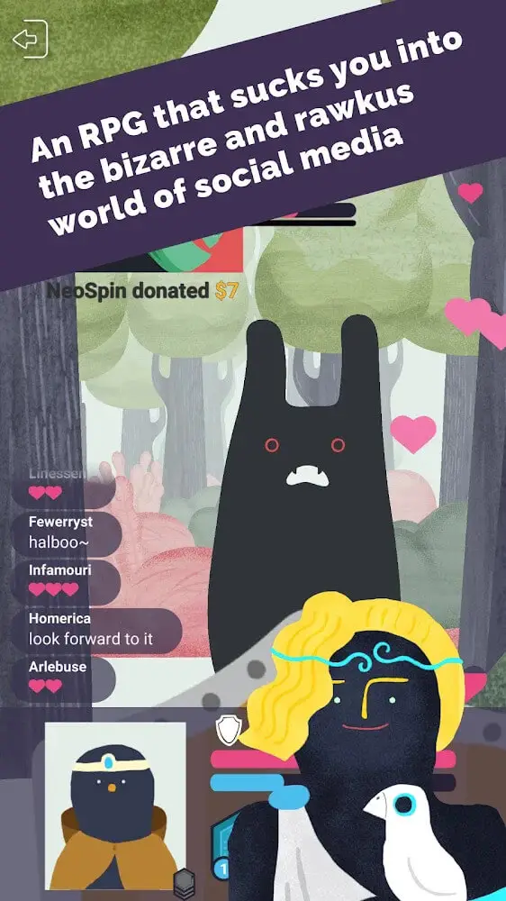 Screenshot of the Subscribe to My Adventure app