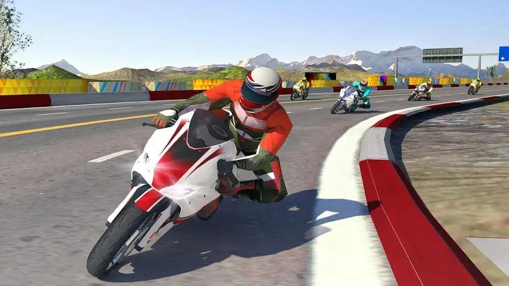Screenshot of the SuperBike Racer 2019 game