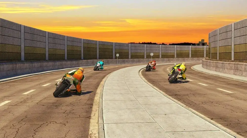 Screenshot of the SuperBike Racer 2019 game