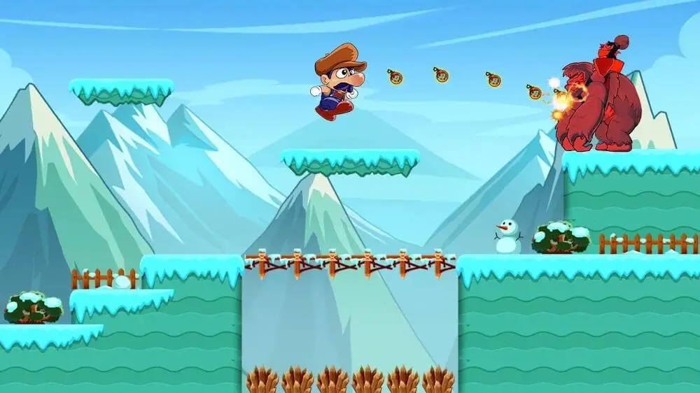 Screenshot of the Super Bino Go game
