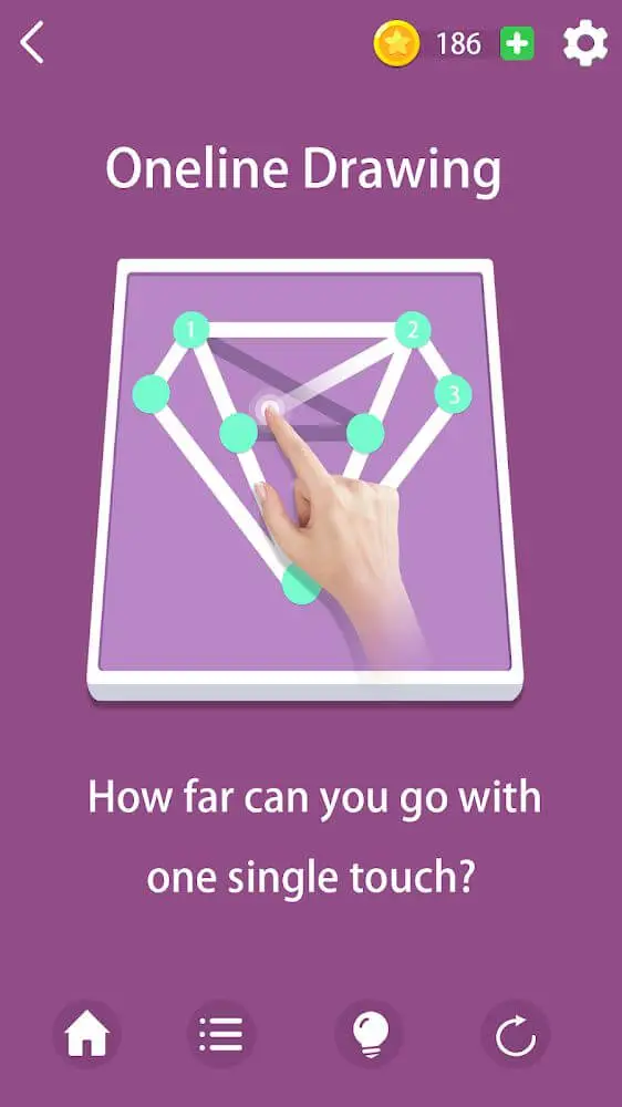 Screenshot of the Super Brain Plus app