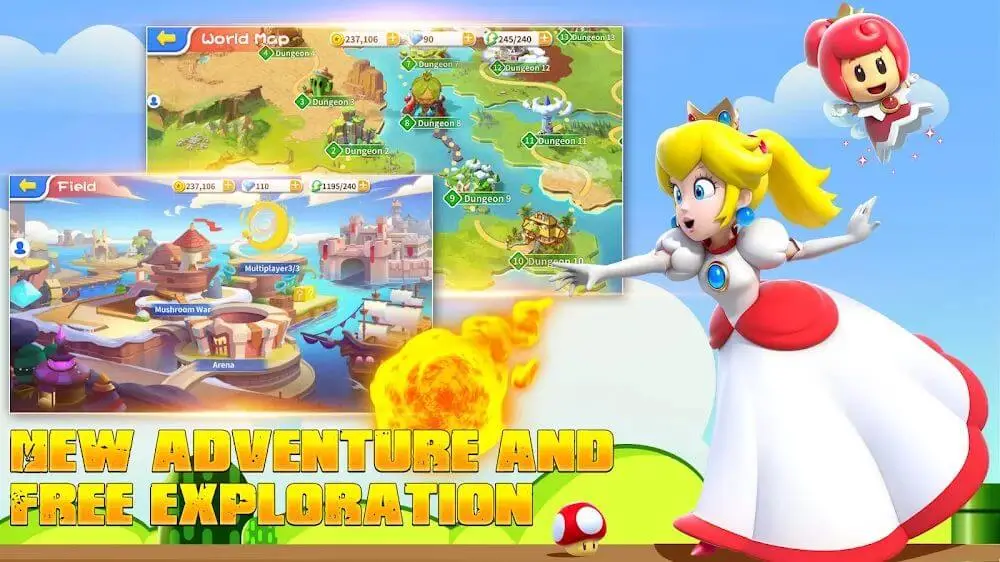 Screenshot of the Super Bro Adventure (Plumber Bro) game