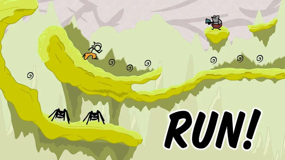 Screenshot of the Super Fancy Pants Adventure game