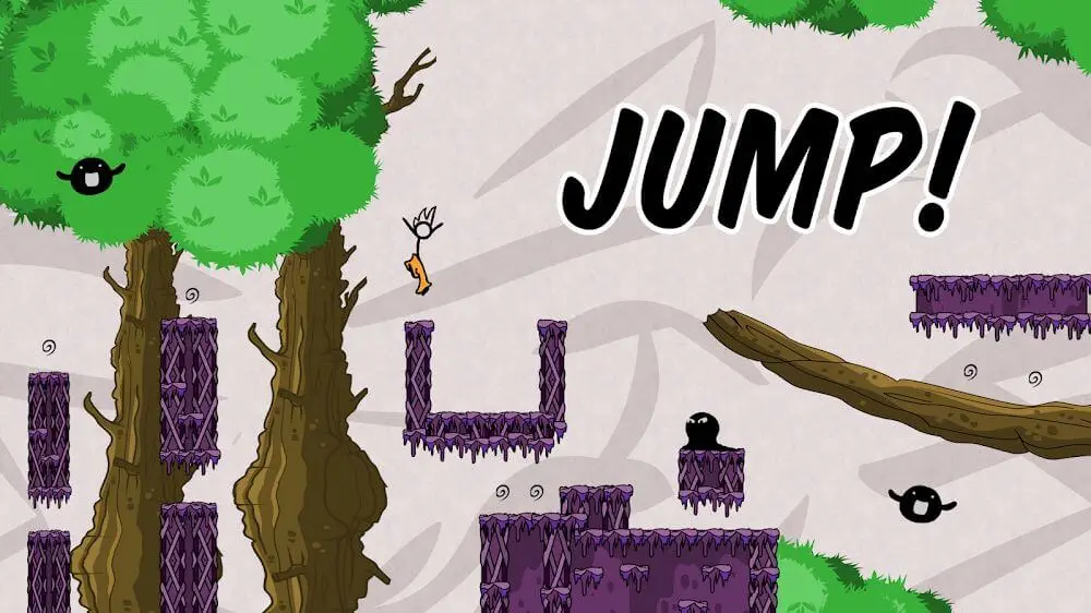Screenshot of the Super Fancy Pants Adventure game