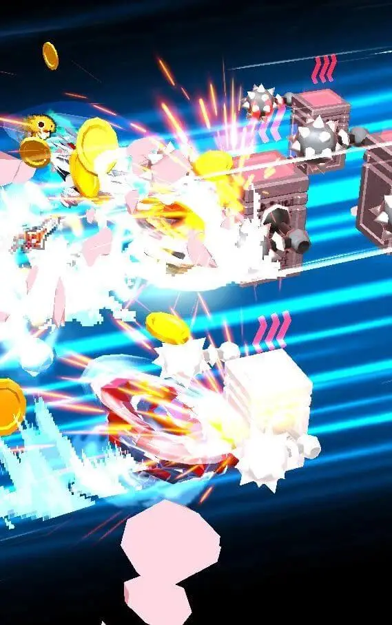 Screenshot of the Super God Blade app