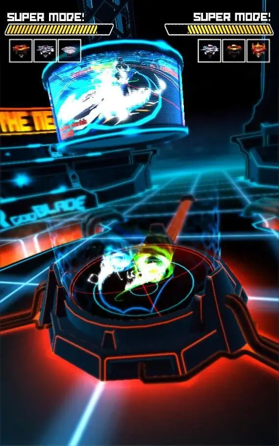 Screenshot of the Super God Blade app