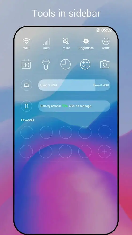Screenshot of the Super P Launcher app