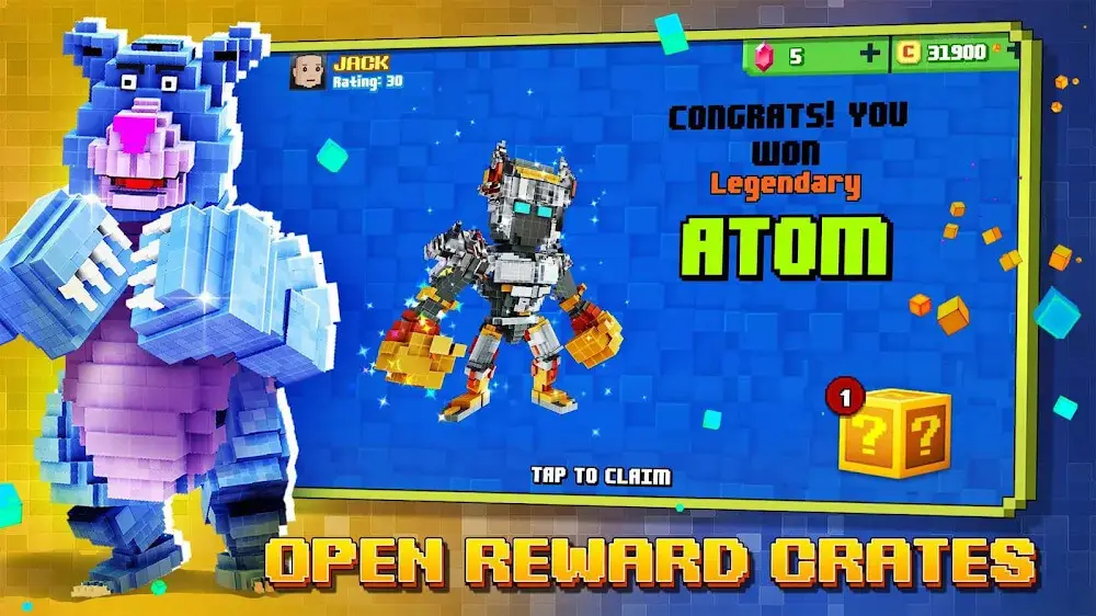 Screenshot of the Super Pixel Heroes 2022 game