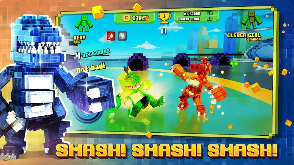 Screenshot of the Super Pixel Heroes 2022 game