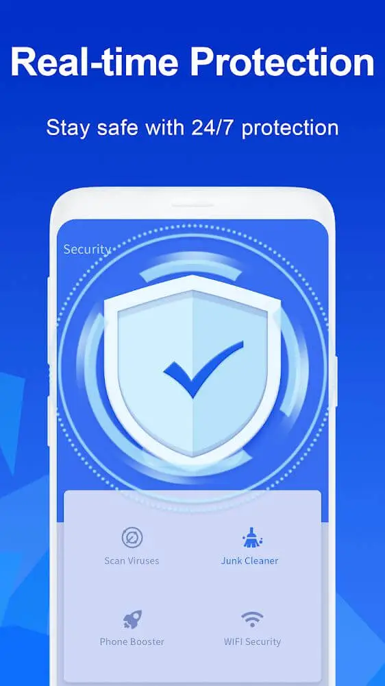 Screenshot of the Super Security app