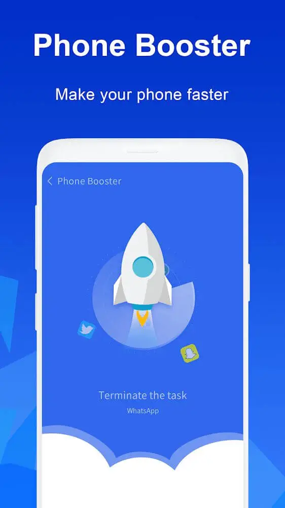 Screenshot of the Super Security app
