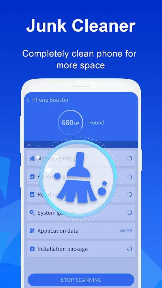Screenshot of the Super Security app