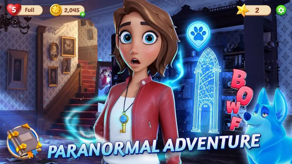 Screenshot of the Supernatural City: Match 3 game