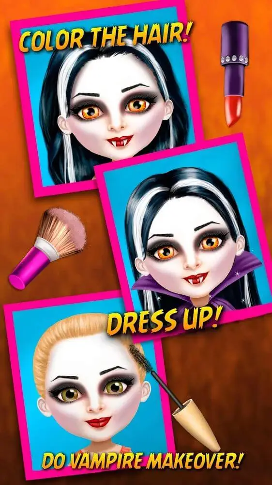 Screenshot of the Sweet Baby Girl Halloween Fun app