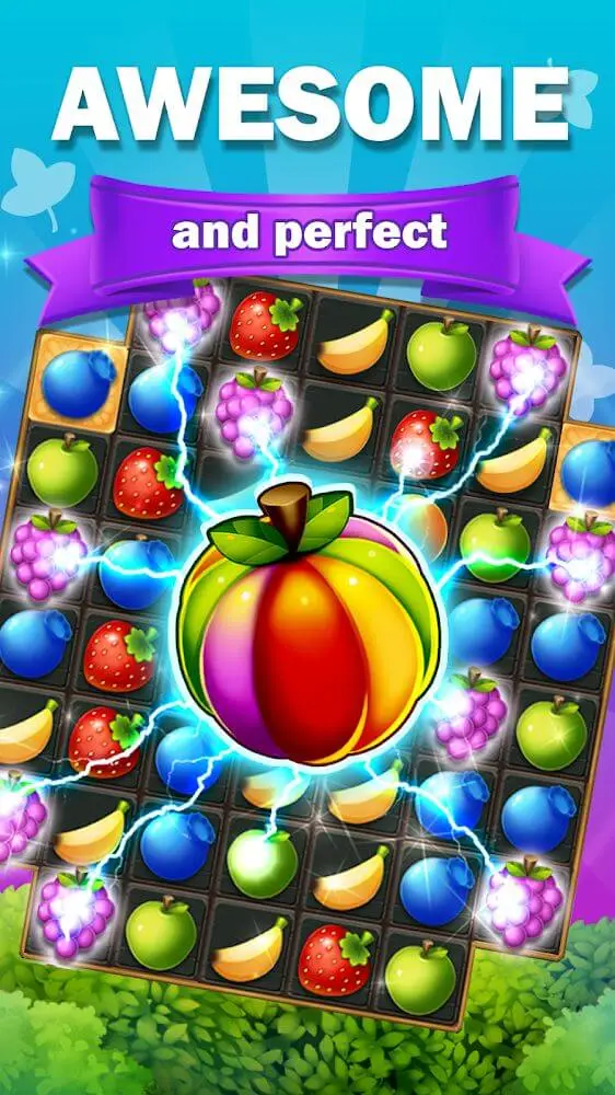 Screenshot of the Sweet Fruits POP app