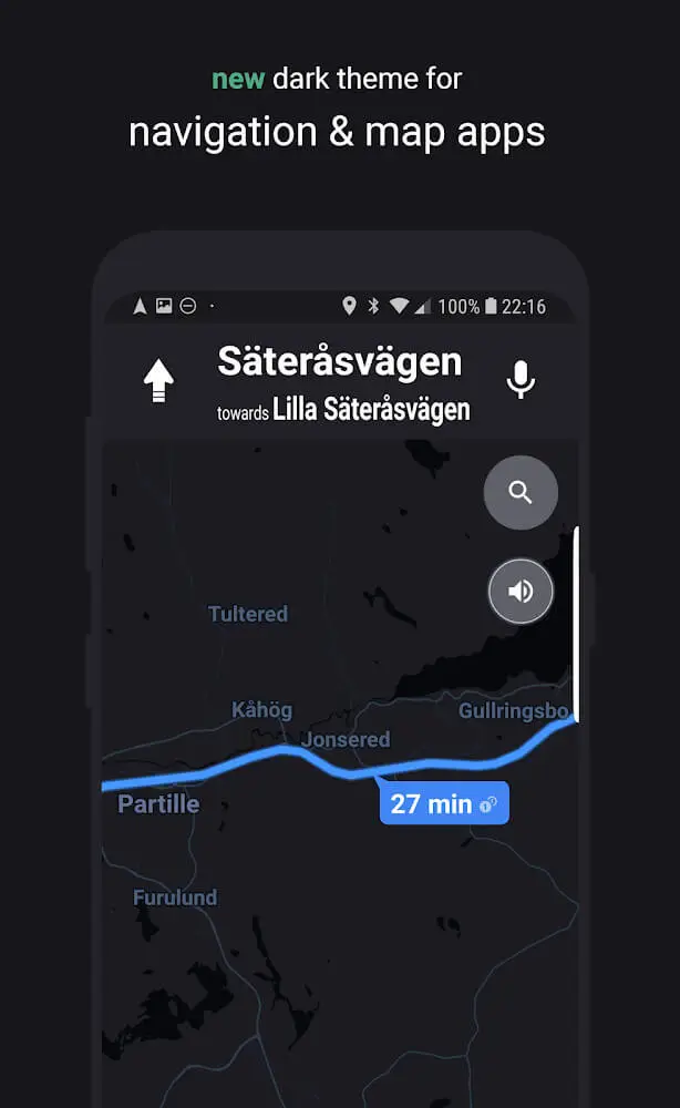 Screenshot of the Swift Minimal for Samsung app